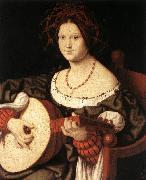 SOLARI, Andrea The Lute Player fg Sweden oil painting reproduction